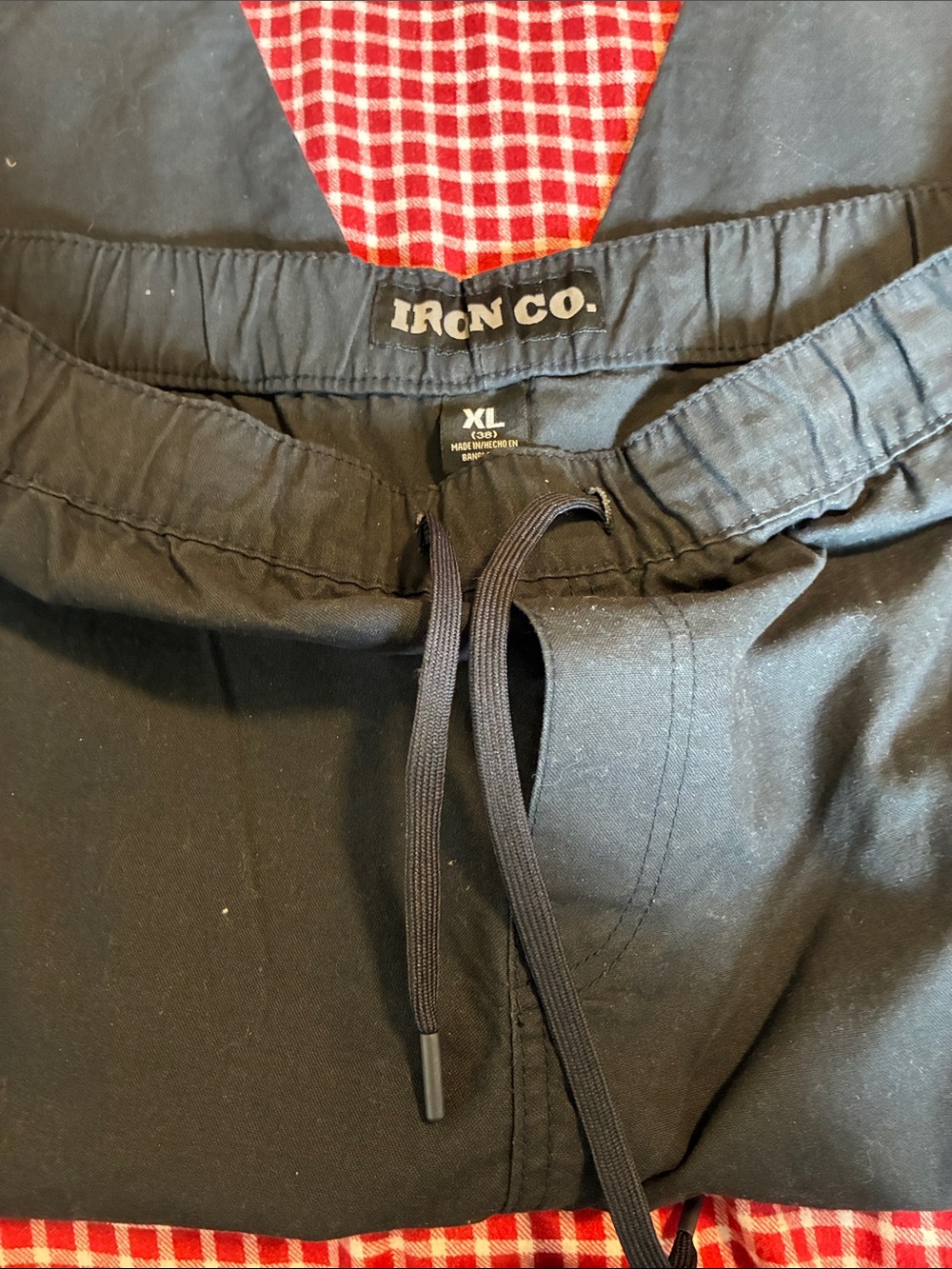 Iron Co. Men’s Black Drawstring Joggers - XL